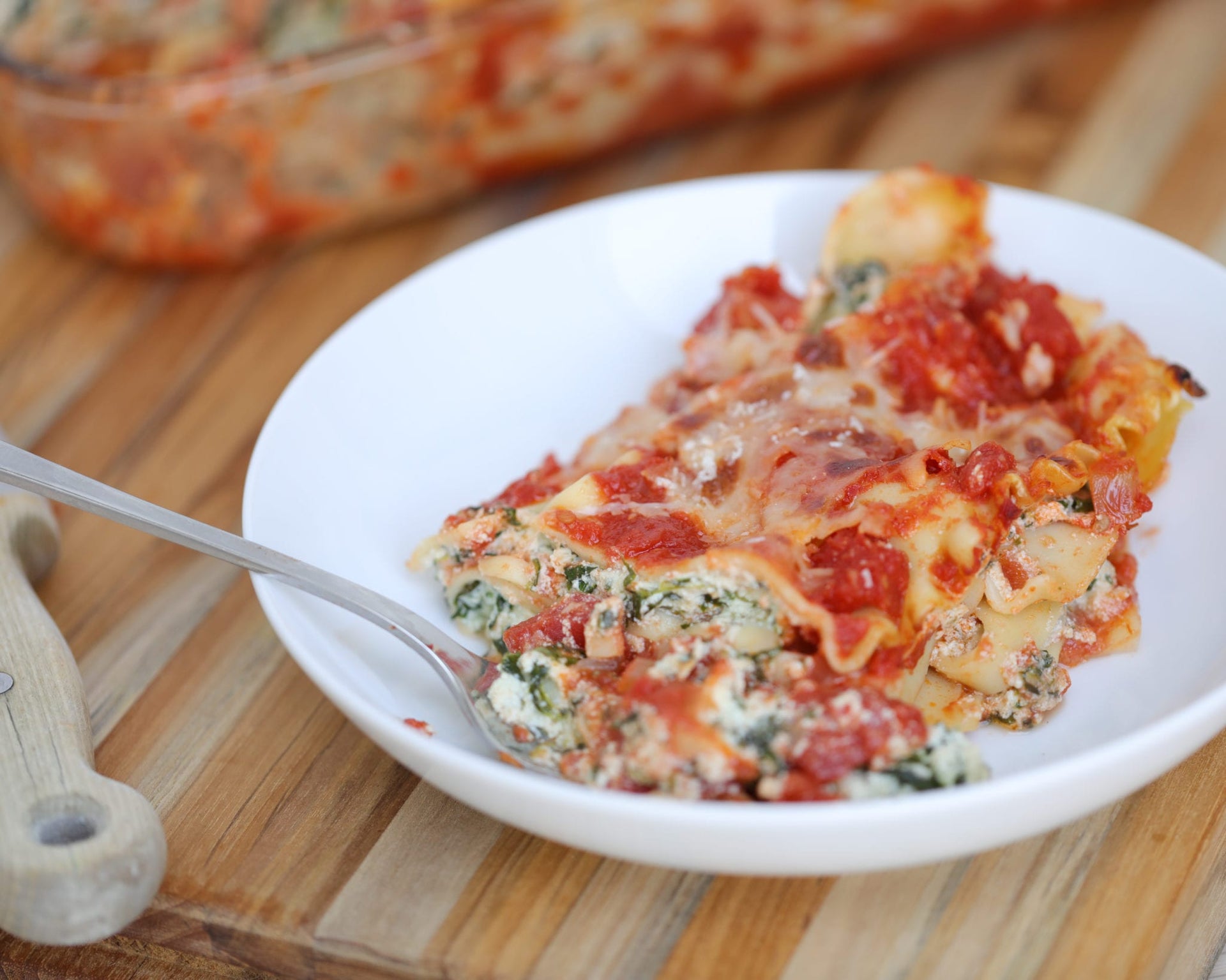 Italian Spinach and Ricotta Lasagna
