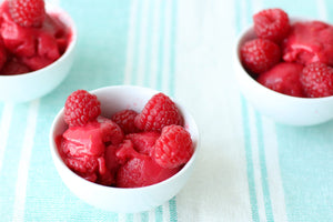 Raspberry Peach Sorbet Recipe