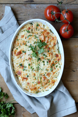 Put Your Roux to Good Use - Root Vegetable Au Gratin