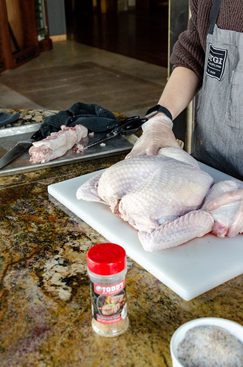 Steps for Spatchcocking a Turkey