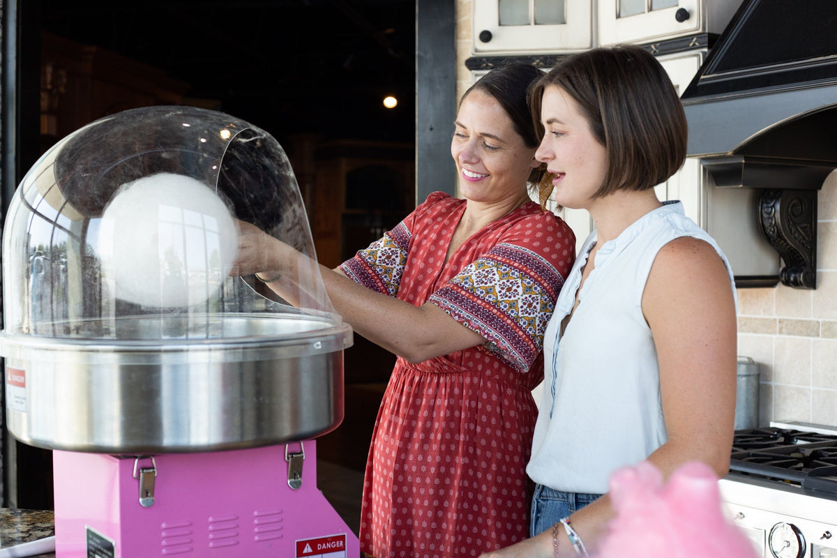 Flossine and Flossugar cotton candy flavoring compared side by side