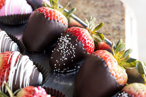 Romantic Chocolate-Covered Strawberries