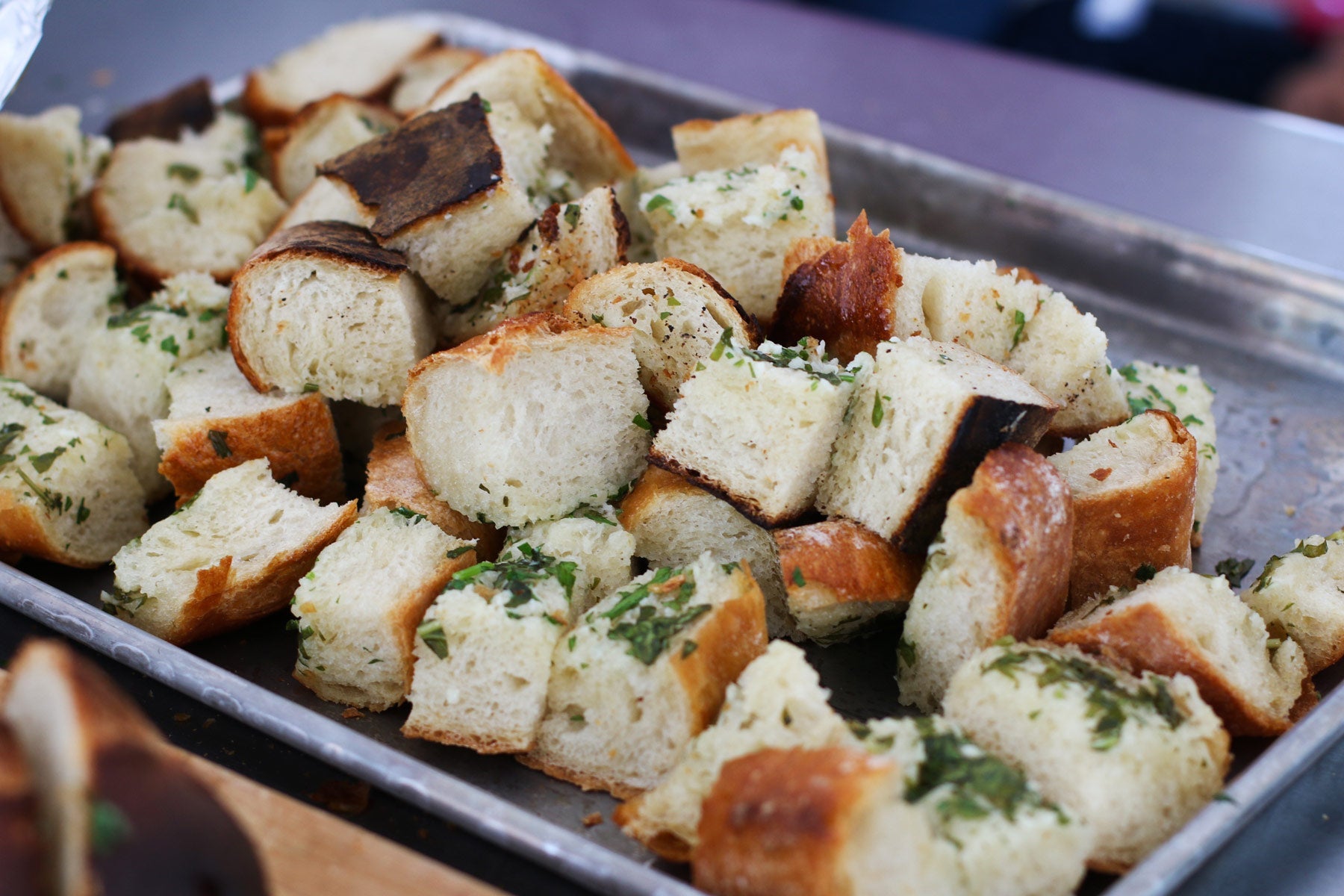 Grilled Garlic Herb Bread