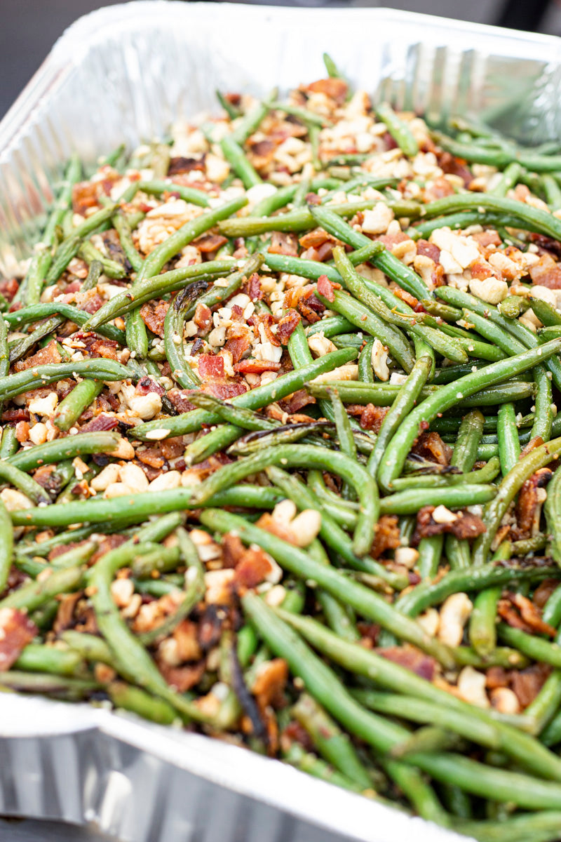 Green Beans with Bacon and Cashews