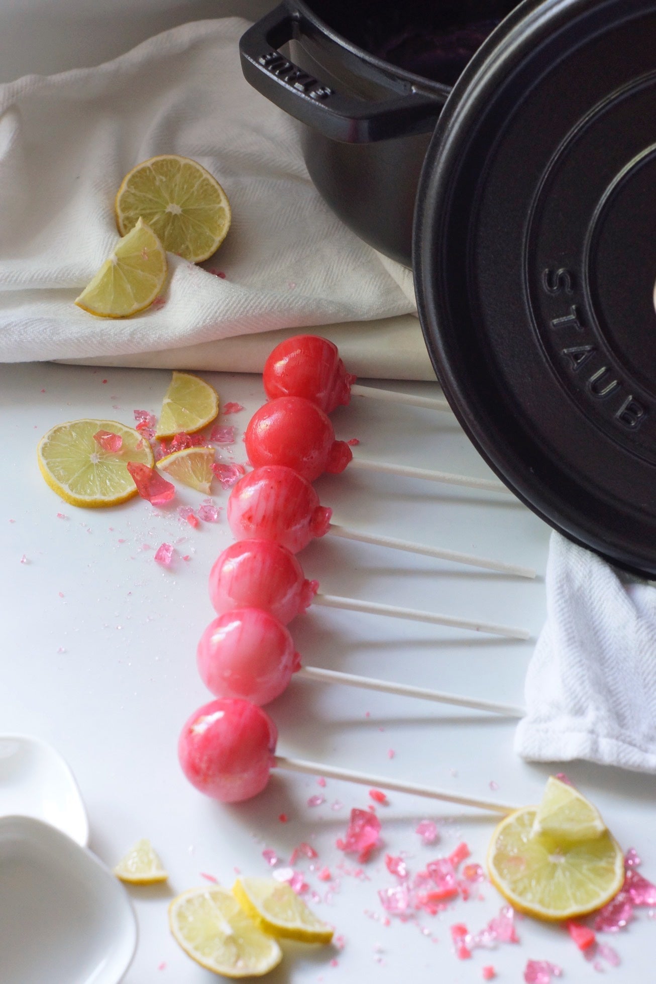 Sisterhood of the Traveling Pan- Watermelon Lime Lollipops in the Staub with Alanna Story
