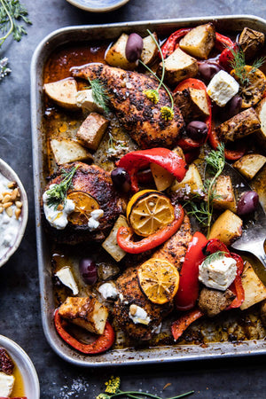 Easy Mediterranean Sheet Pan Meal