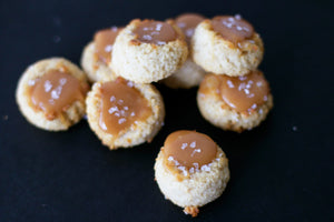 Sea Salt Caramel Coconut Cookies