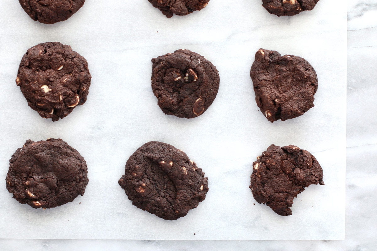 Chewy White Chocolate Chip Chocolate Cookies
