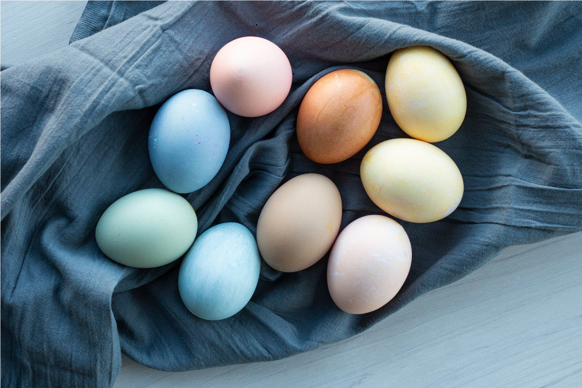 Easter Egg Dyeing with Gel Paste Colors