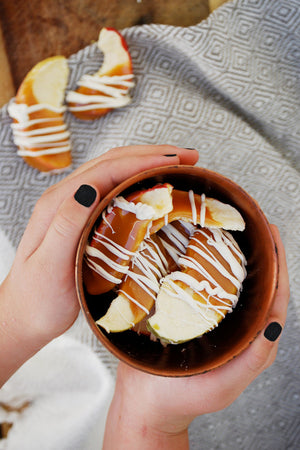 Caramel Dipped Freeze Dried Apples
