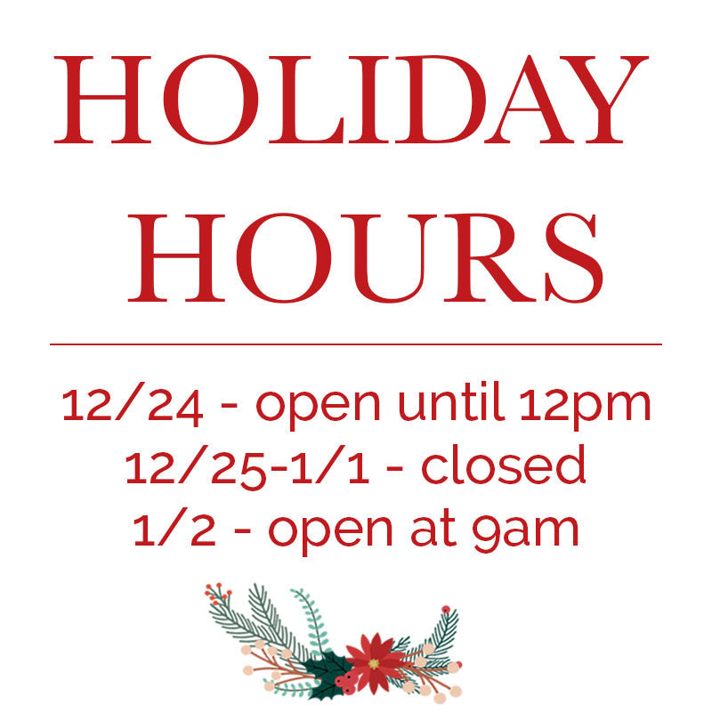 Gygi's Holiday Hours