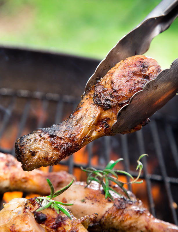 Grilled Vinegar Chicken Thighs and Drumsticks