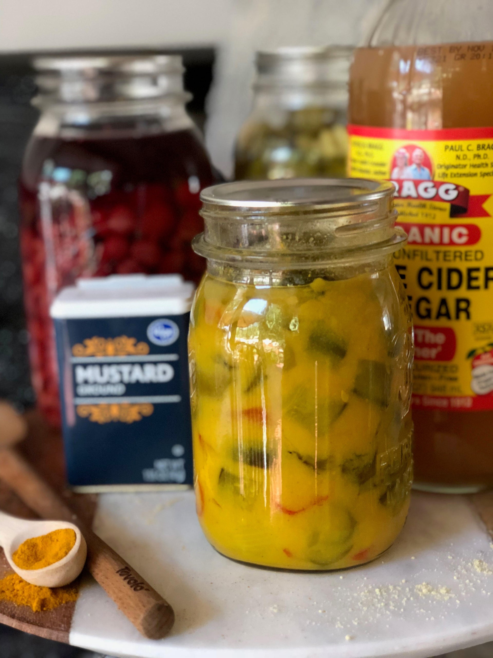 Grandma's Mustard Pickles