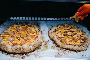Traeger Baked Peach & Honeycomb Galette - Grilling Gala 2019
