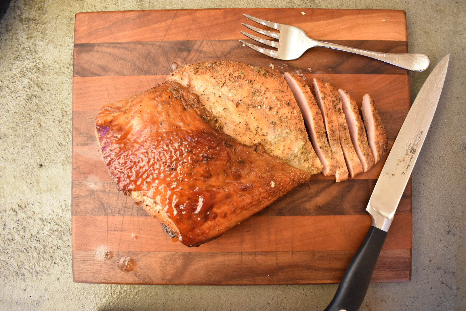 Cider-Brined Smoked Turkey Breast
