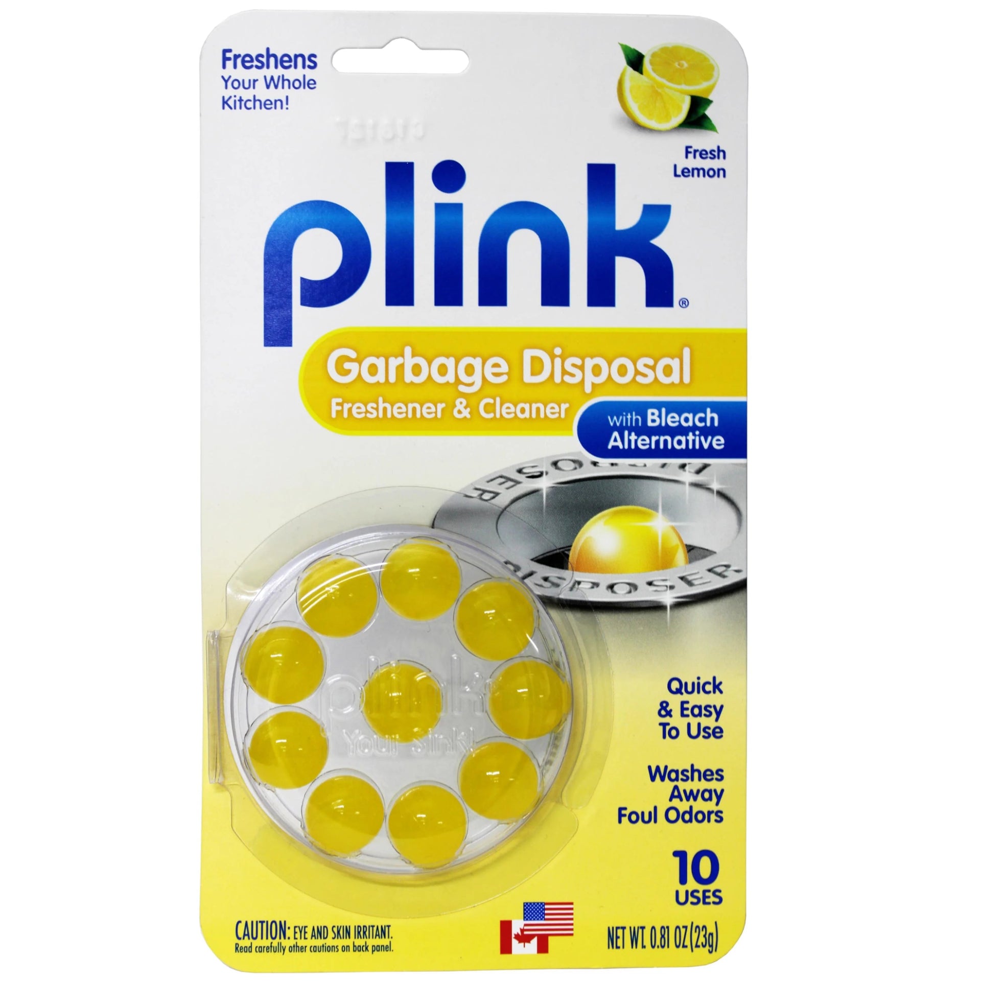 Plink Garbage Disposal Cleaner - Fresh Lemon