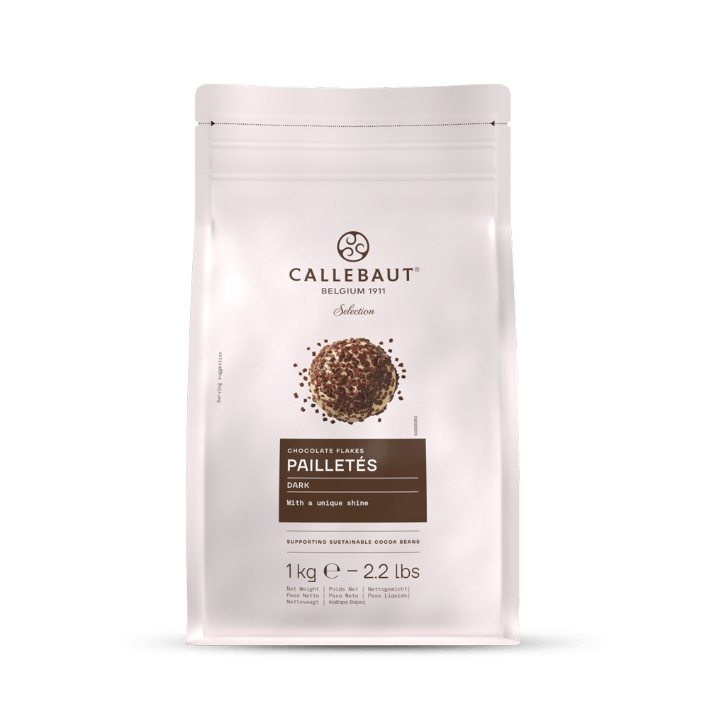 Cacao Barry Dark Chocolate Pailletes Fins