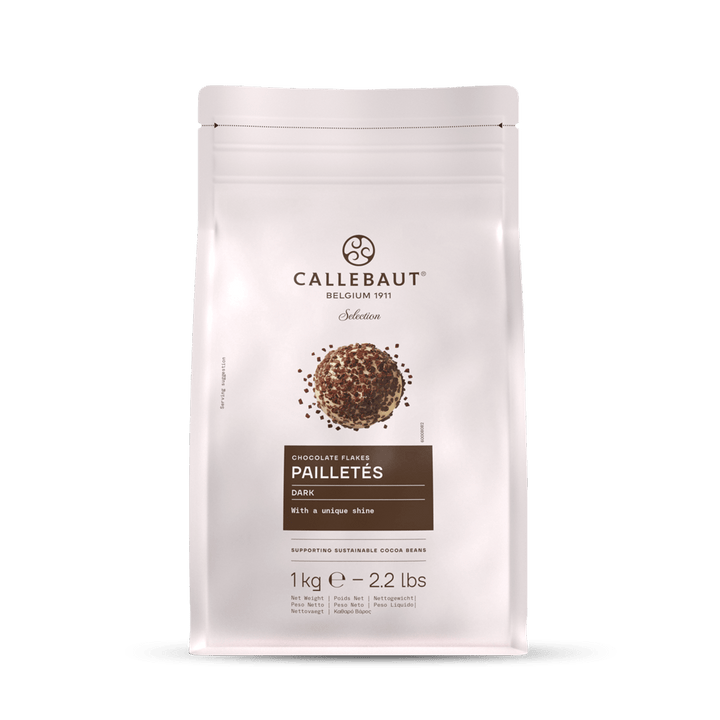 Cacao Barry Dark Chocolate Pailletes Fins