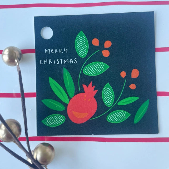 Happier Notes Floral Gift Tags 8 ct