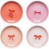 Bowtique Appetizer Plates Set of 4