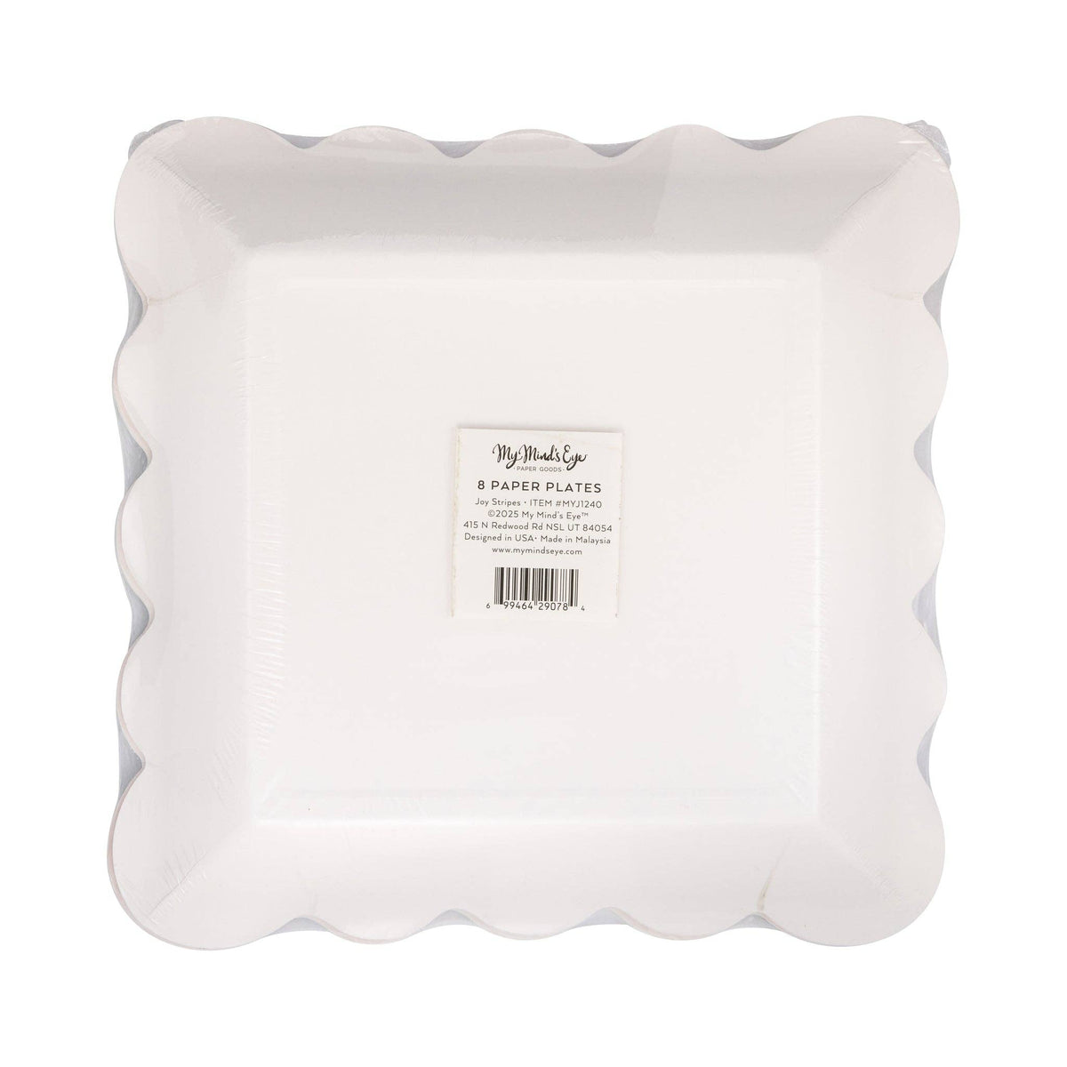 Joy Striped Plates