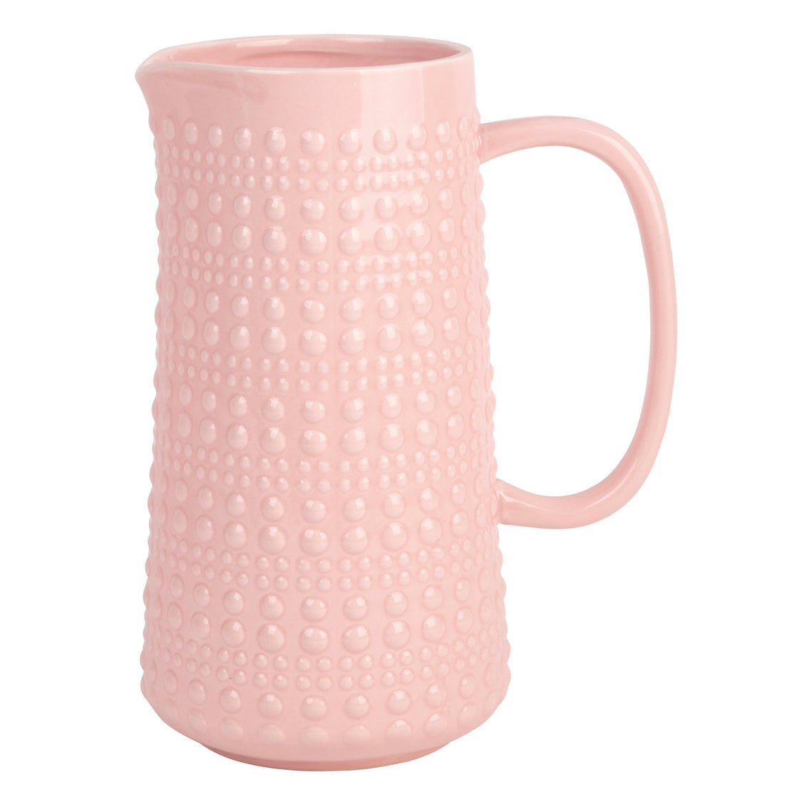 Pink Embossed Halo Dots Pitcher 60.6oz
