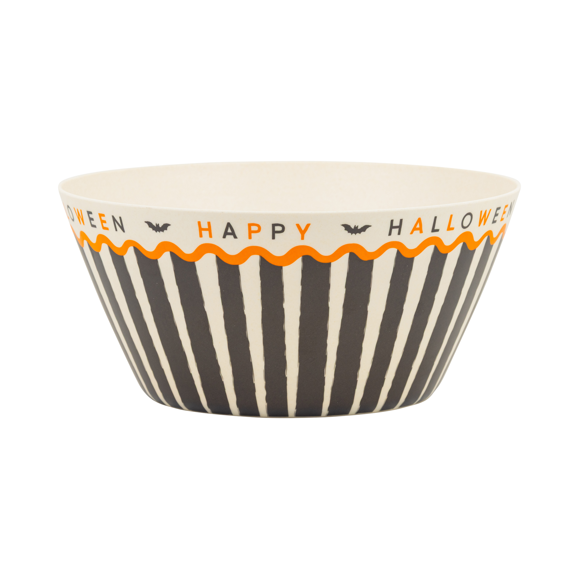 Happy Halloween Bamboo Bowl