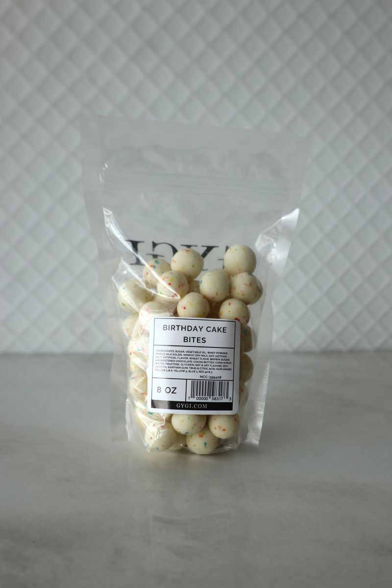 Birthday Cake Dough Bites - 8 Oz Bag