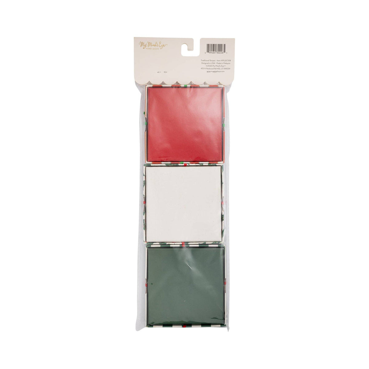 Traditional Stripes Gift Card Boxes