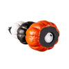 LED Resin Pumpkins with Crow Tabletop Decor
