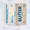 Book titled 'The Butter Book' on a marble surface