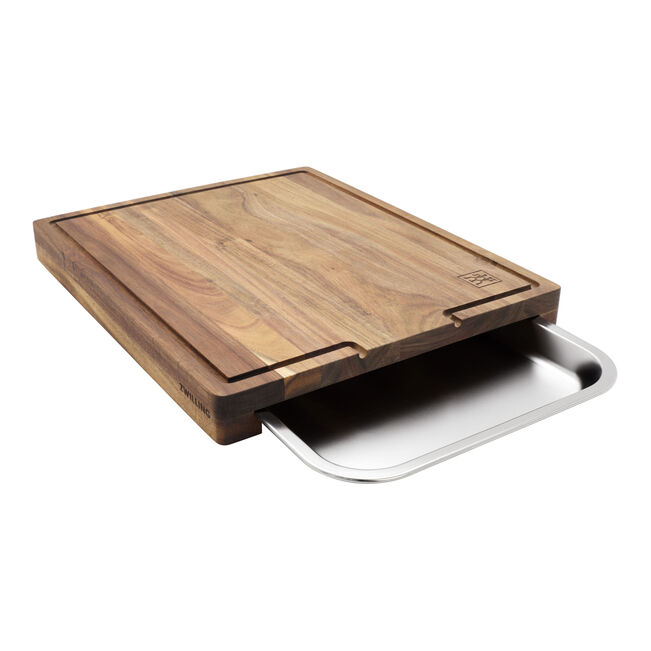 Zwilling 17"x14" Acacia Cutting Board w/Tray