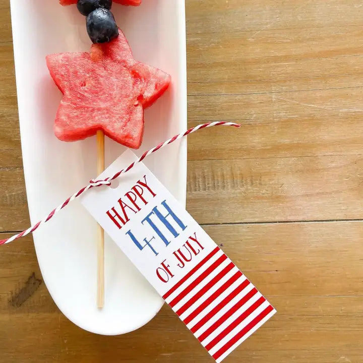 Happy 4th of July Tags - 8 Count