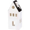 Black And White Houses Figurine