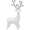 Black & White Deer Figurine