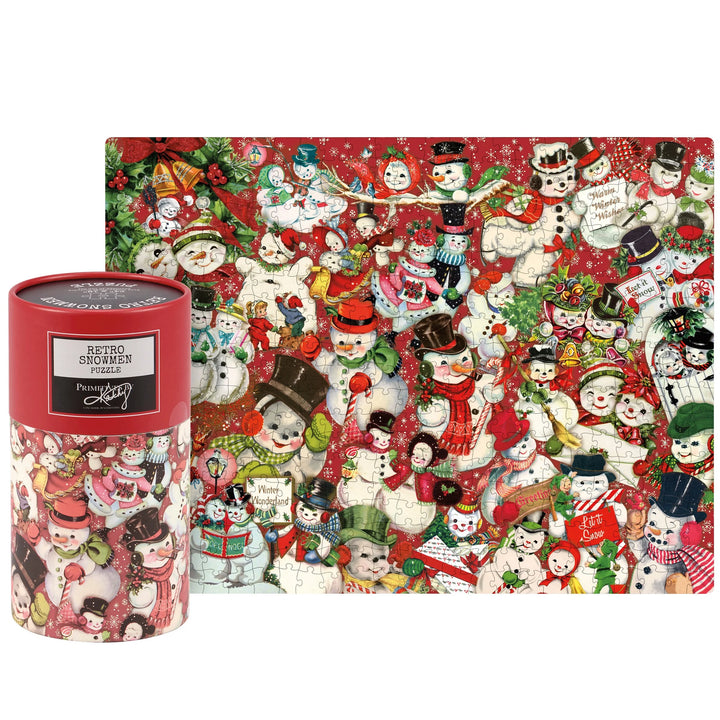 Retro Snowmen Puzzle
