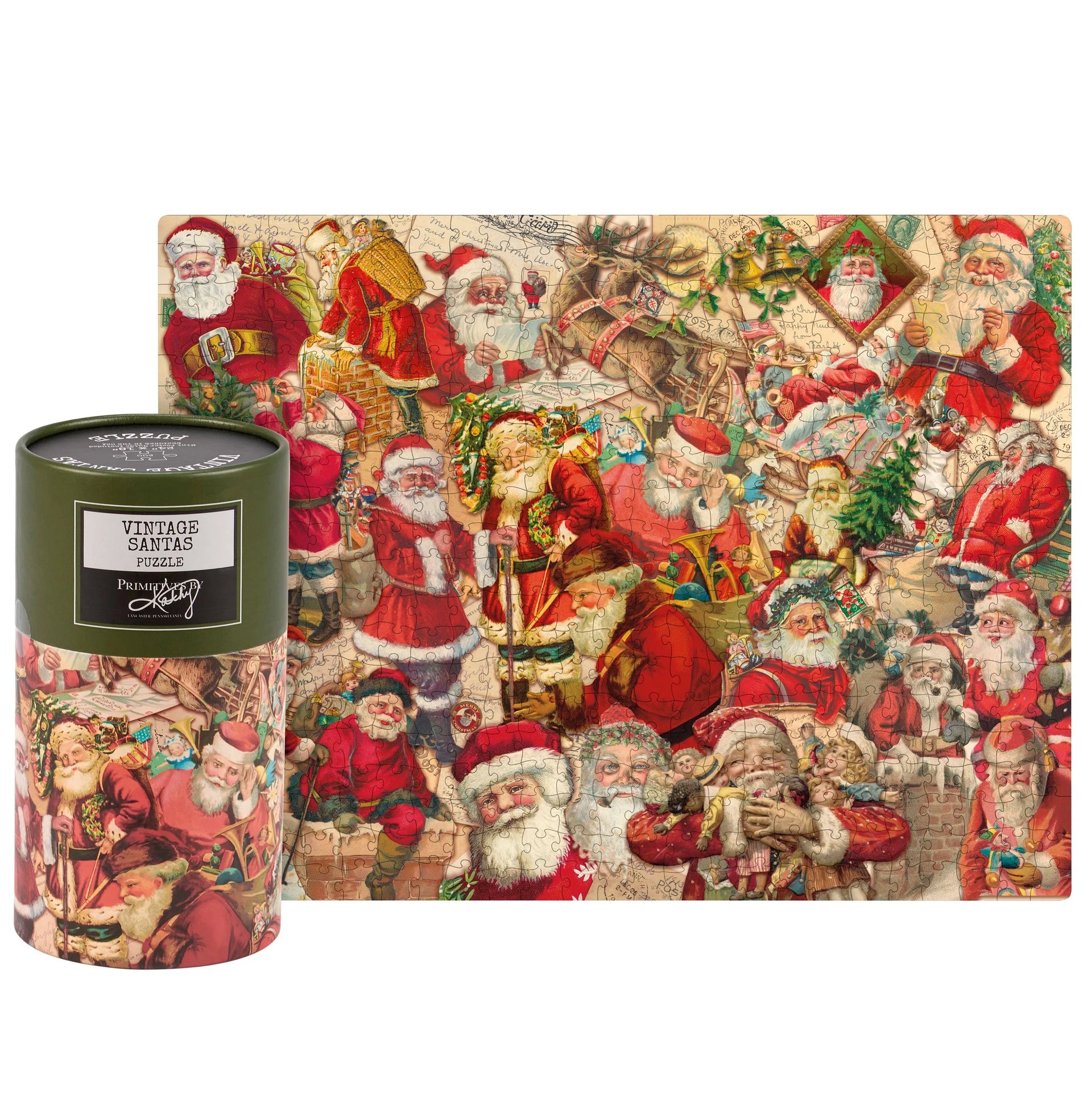 Vintage Santas Puzzle