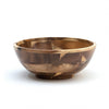 7" Acacia Natural Footed Round Flared Bowl