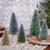 Snowy Green Bottle Brush Trees