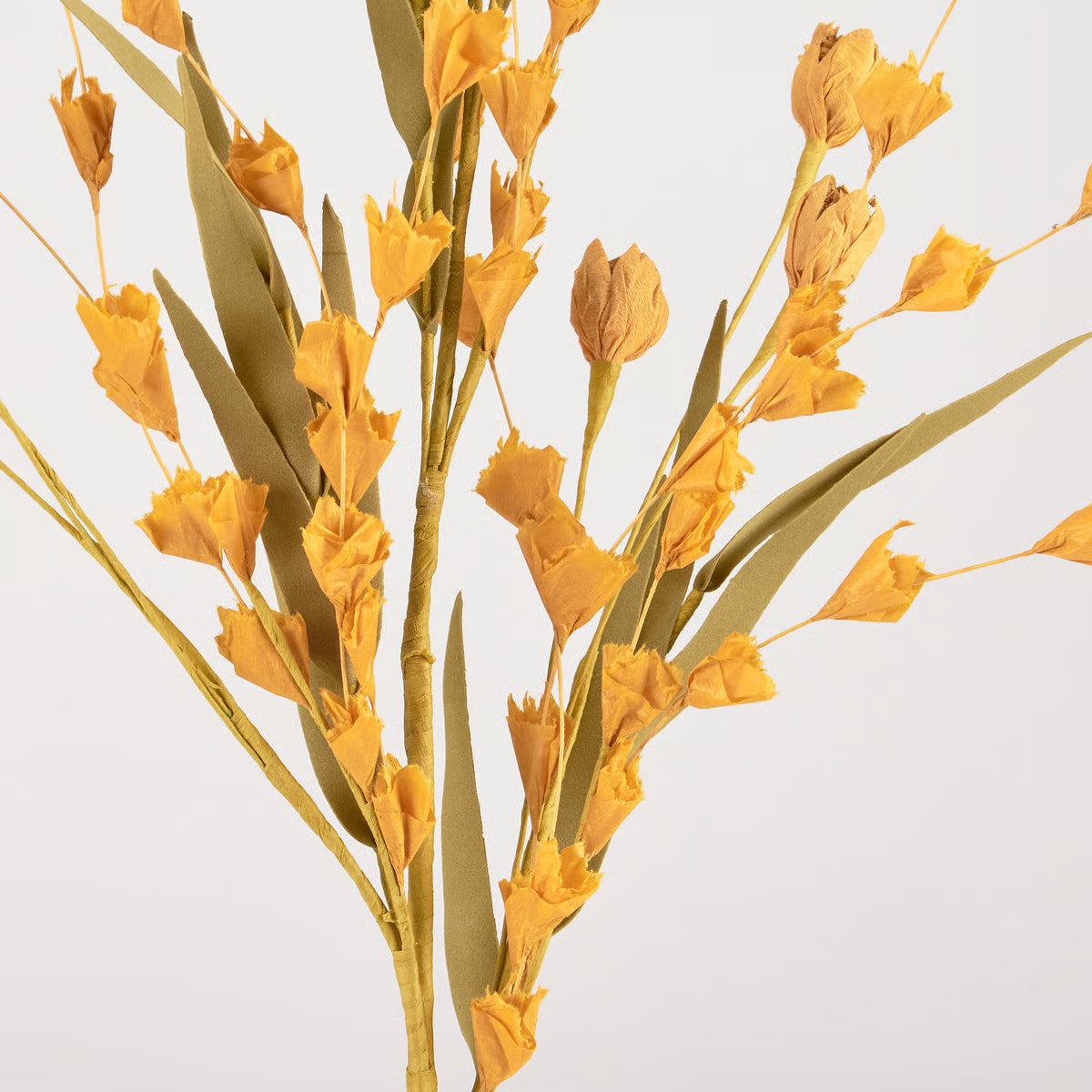 Orange Buds Floral Pick