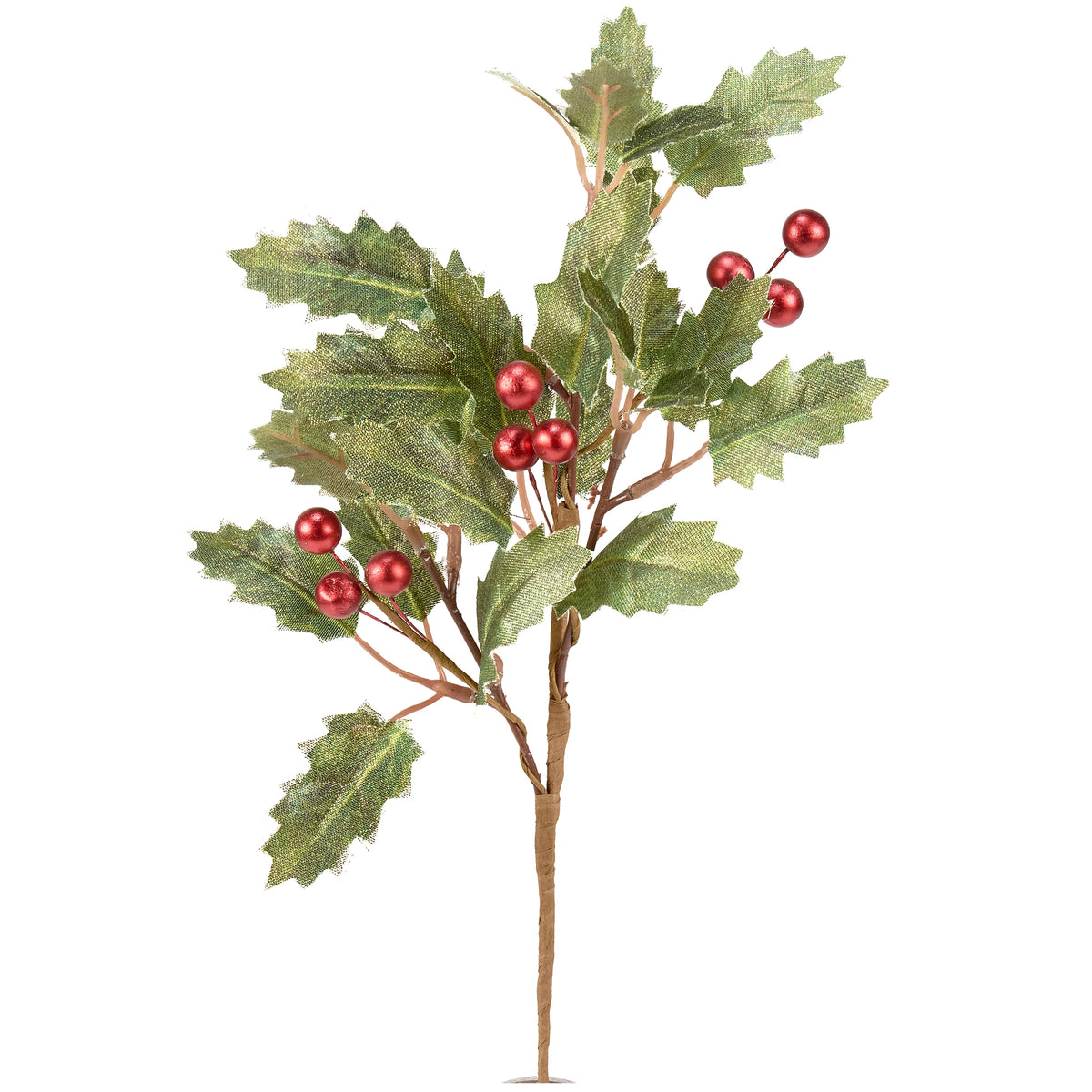 Holly Leaves Floral Pick