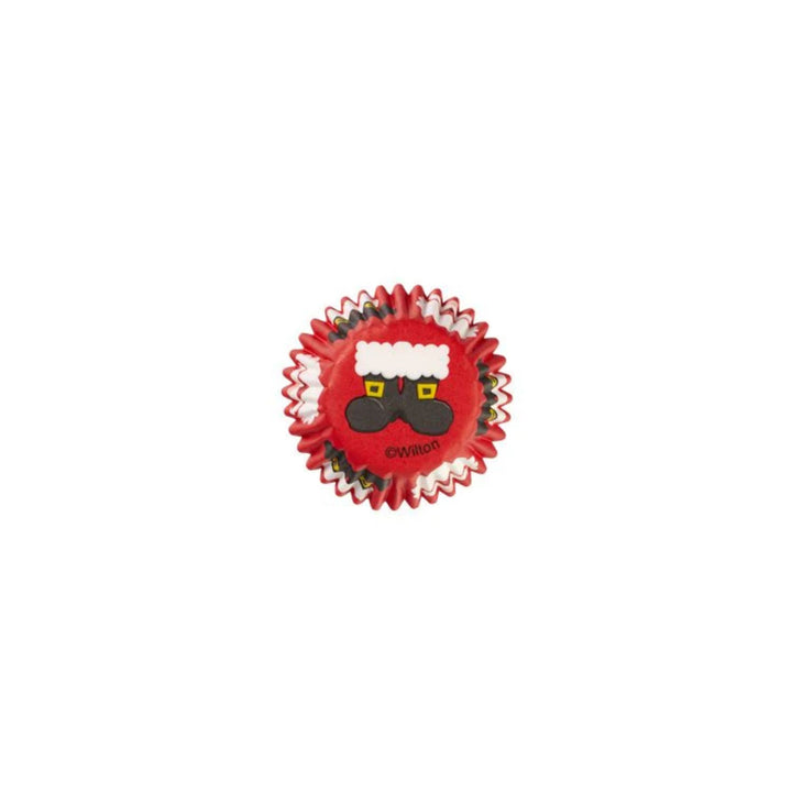 Baking Cups Mini Santa 100 Ct
