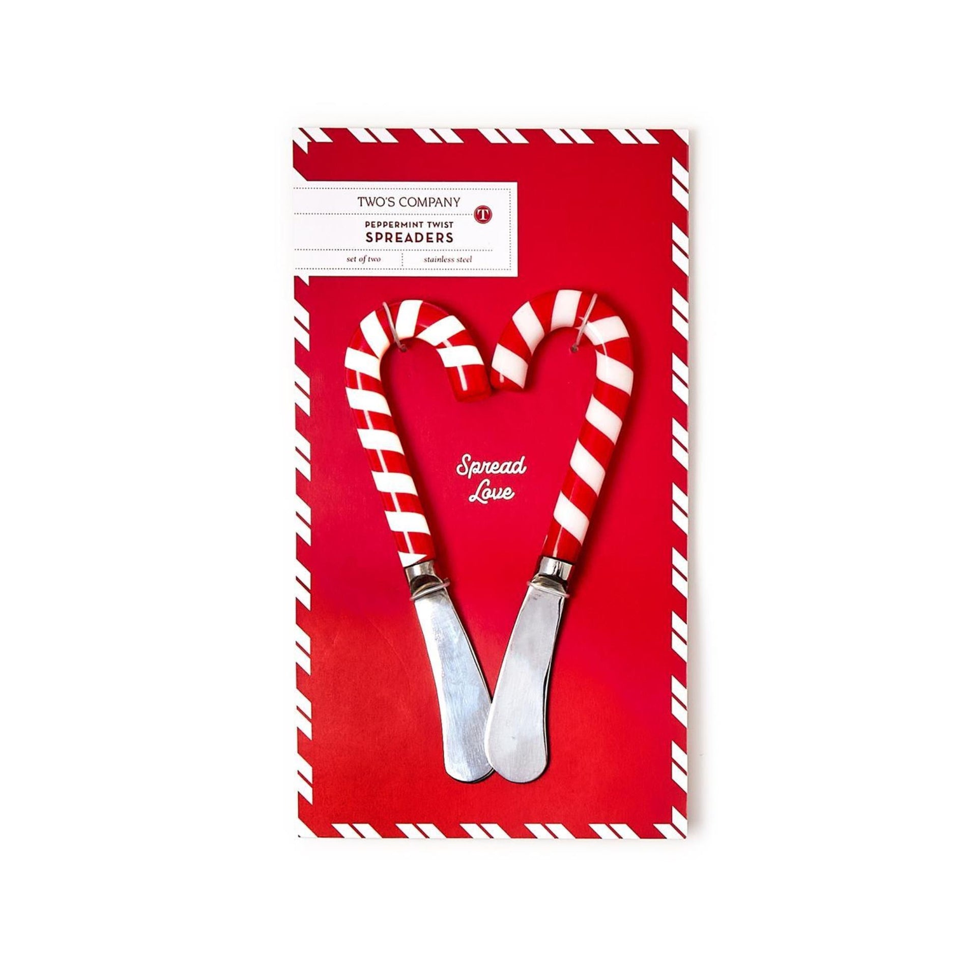Peppermint Spreaders 2/Set