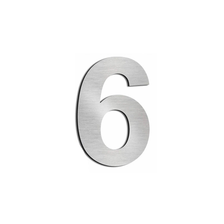 House Number "6 Or 9" In Brushed Nickel