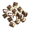 Chocolate Curls Marbled Dark/Ivory 5 lb