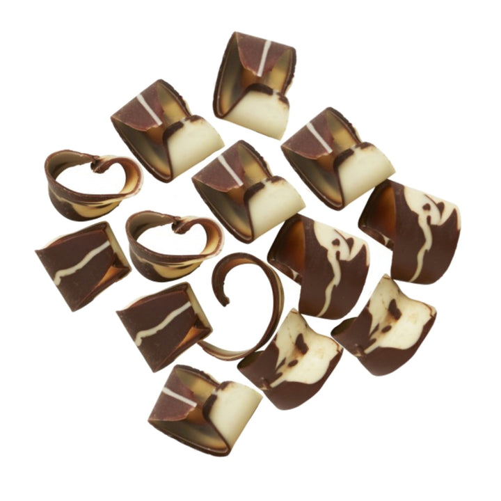 Chocolate Curls Marbled Dark/Ivory 5 lb