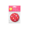 Standard Candy Hearts Baking Cups 24 ct