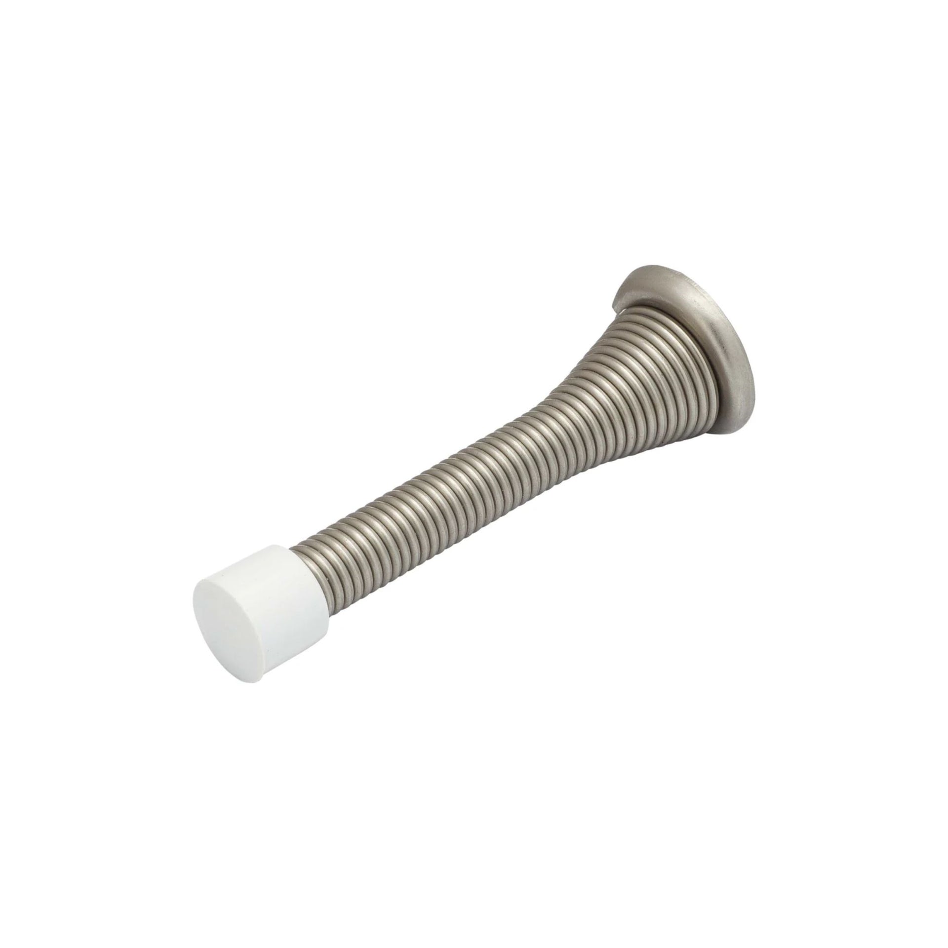 Spring Door Stop 3" Satin Nickel