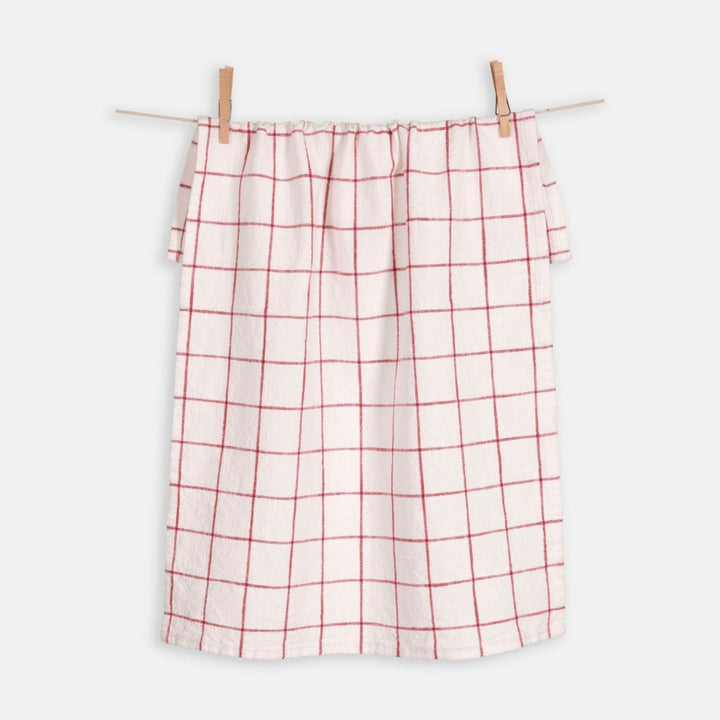 Lyon Farmhouse Red Tea Towel