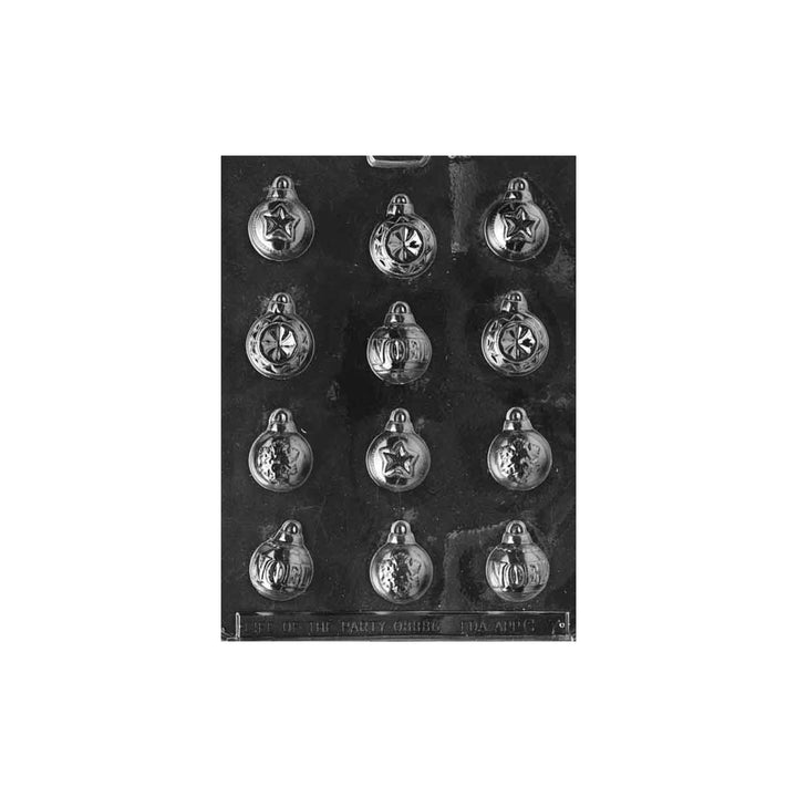 Candy Mold Asst Ornaments